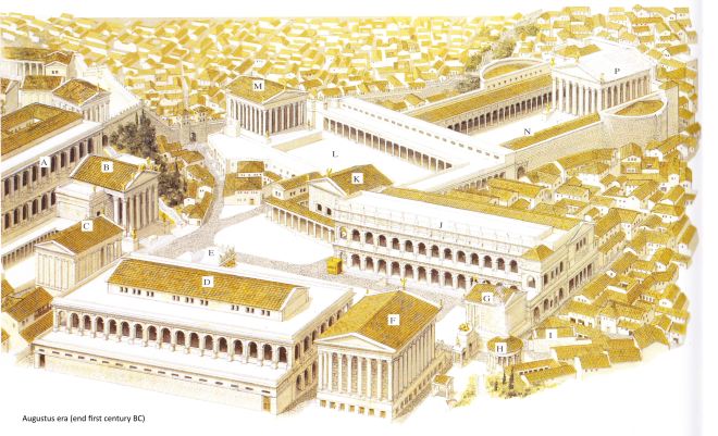 Drawing of Forum from Connolly